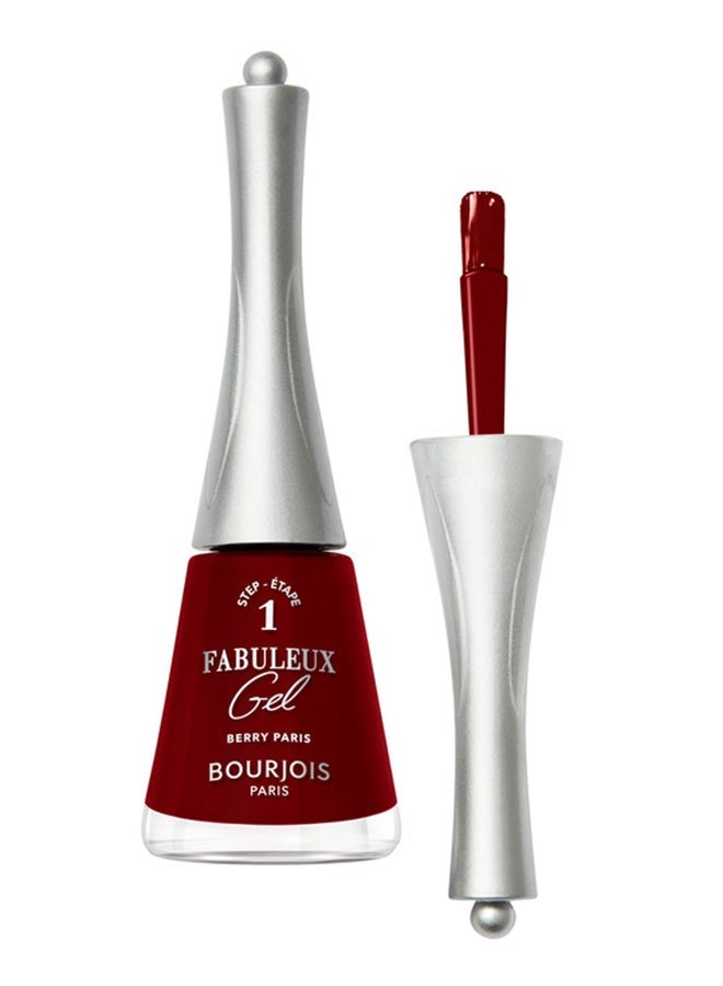 BOURJOIS PARIS Fabuleux Ink Lacquer - 06 - Cotton Candy'De 3.5Ml & Fabuleux Gel Nail Polish - 340 - Berry Paris 9Ml Bundle - Image 3